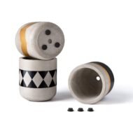 Table Top Pots Black & Golden - Image 3