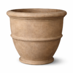 Timeless terracotta planter on display