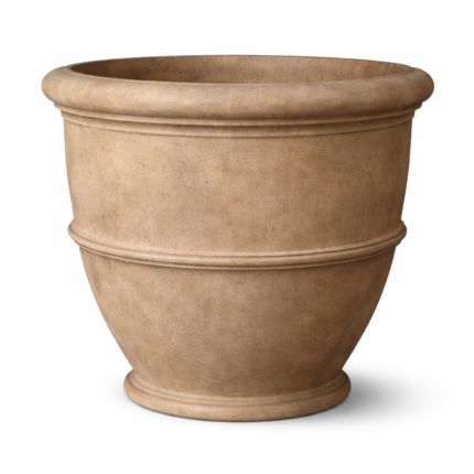 Timeless terracotta planter on display