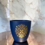 Royal Blue Ornamental Terracotta Pot