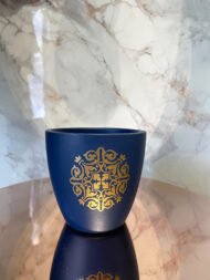 Royal Blue Ornamental Terracotta Pot